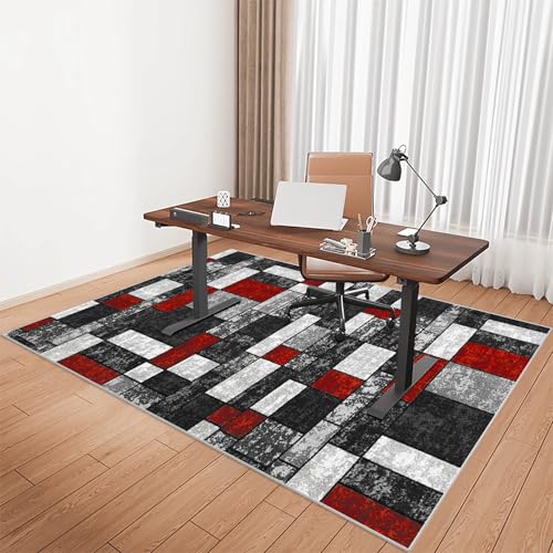 Bodenschutzmatte Bürostuhl Teppich Unterlage, Stuhlmatte für Hartböden, Kratzfeste Bürostuhl Unterlage für Büro und Zuhause, Schreibtischstuhl Unterlage für Laminat, Gamer Teppich 70 x 100 cm Bodenschutzmatte Bürostuhl Teppich Unterlage, Stuhlmatte für Hartböden, Kratzfeste Bürostuhl Unterlage für Büro und Zuhause, Schreibtischstuhl Unterlage für Laminat, Gamer Teppich 70 x 100 cm von Tkuhknag