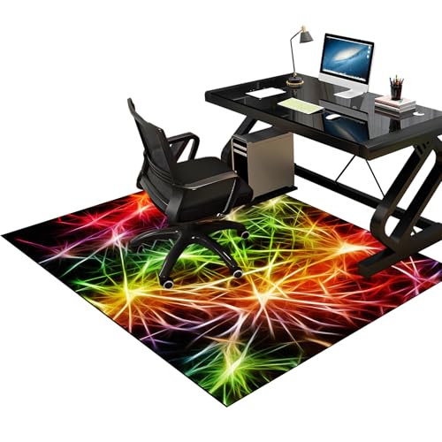 Bodenschutzmatte für Hartböden Bürostuhl Matte für harte böden parkett rollstühle 100 x 160 cm Bürostuhl Bodenschutzmatte Unterlage Schutzmatte und Schreibtischstuhl Unterlage Gaming Stuhl Unterlage von Tkuhknag