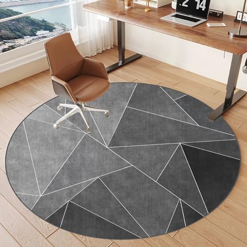 Bürostuhl Matte, Rund Bodenschutzmatte Bürostuhlunterlage Gaming Teppich, schreibtischstuhl unterlage, Bodenschutz Bürostuhl Teppichschoner für Hartböden, Parkett, Laminat, Teppichboden 100 cm Bürostuhl Matte, Rund Bodenschutzmatte Bürostuhlunterlage Gaming Teppich, schreibtischstuhl unterlage, Bodenschutz Bürostuhl Teppichschoner für Hartböden, Parkett, Laminat, Teppichboden 100 cm von Tkuhknag