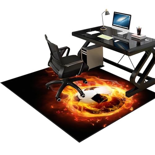 Bürostuhl Unterlage, Schutzmatte und Schreibtischstuhl Unterlage, Gamer Teppich, Gaming Stuhl Unterlage Bodenschutzmatte für Hartböden, Bürostuhl Matte für harte böden parkett rollstühle 130 x 160 cm Bürostuhl Unterlage, Schutzmatte und Schreibtischstuhl Unterlage, Gamer Teppich, Gaming Stuhl Unterlage Bodenschutzmatte für Hartböden, Bürostuhl Matte für harte böden parkett rollstühle 130 x 160 cm von Tkuhknag