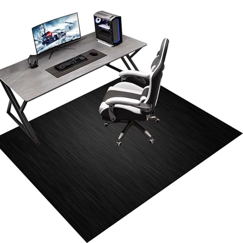 Gaming Stuhl Unterlage Bodenschutzmatte für Hartböden 200 x 230 cm Bürostuhl Bodenschutzmatte Unterlage Schutzmatte und Schreibtischstuhl Unterlage Bürostuhl Matte für harte böden parkett rollstühle von Tkuhknag