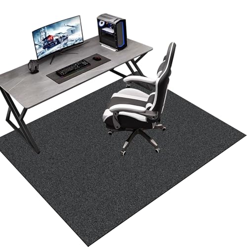 Gaming Teppich | Bürostuhl Matte | Schreibtischstuhl Unterlage | Bodenschutzmatte Bürostuhlunterlage Bodenschutz Bürostuhl Teppichschoner für Parkett Laminat Hartböden Teppichboden 100 x 140 cm Gaming Teppich | Bürostuhl Matte | Schreibtischstuhl Unterlage | Bodenschutzmatte Bürostuhlunterlage Bodenschutz Bürostuhl Teppichschoner für Parkett Laminat Hartböden Teppichboden 100 x 140 cm von Tkuhknag