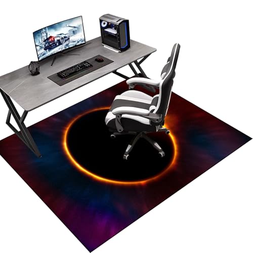 Gaming Teppich | Bürostuhl Matte | Schreibtischstuhl Unterlage | Bodenschutzmatte Bürostuhlunterlage Bodenschutz Bürostuhl Teppichschoner für Parkett Laminat Hartböden Teppichboden 120 x 150 cm Gaming Teppich | Bürostuhl Matte | Schreibtischstuhl Unterlage | Bodenschutzmatte Bürostuhlunterlage Bodenschutz Bürostuhl Teppichschoner für Parkett Laminat Hartböden Teppichboden 120 x 150 cm von Tkuhknag