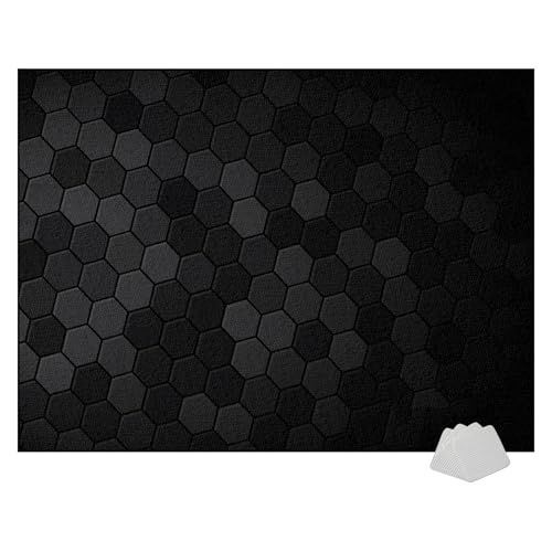 Schlagzeugteppich Drum-Teppich Schallschutz Teppich Schallschutzmatte rutschfeste Trommelmatte für Drum Schlagzeug Elektronisch Snare Teppich Snare Drum Rug Schalldicht Teppiche 140 x 120 cm von Tkuhknag
