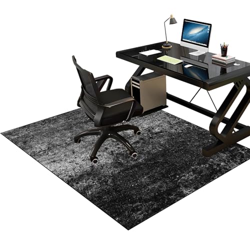 Schreibtischstuhl Unterlage für Laminat, Teppich-Stuhlmatte, Bodenschutzmatte für Hartböden 90 x 140 cm, Gaming Teppich Stuhlunterlage, Bürostuhlunterlage Teppich, Bürostuhl Matte für Bodenschutz Schreibtischstuhl Unterlage für Laminat, Teppich-Stuhlmatte, Bodenschutzmatte für Hartböden 90 x 140 cm, Gaming Teppich Stuhlunterlage, Bürostuhlunterlage Teppich, Bürostuhl Matte für Bodenschutz von Tkuhknag