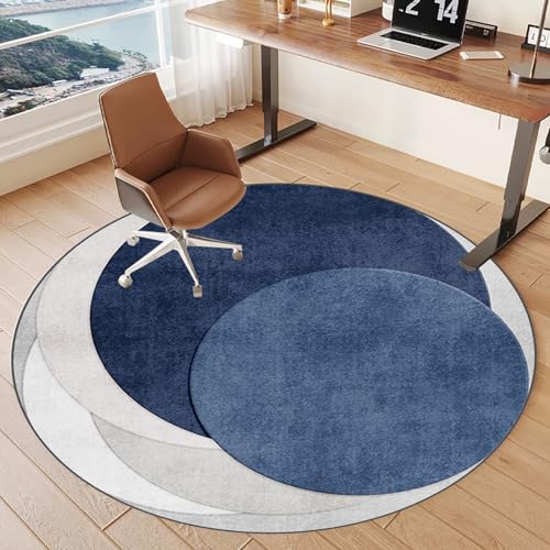 Tkuhknag 140 cm Gaming Teppich Stuhlunterlage, Rund Bürostuhl Unterlage, Unterlage Schreibtischstuhl, Schutzmatte für Teppichböden, Gamer Teppich, Bürostuhl Matte für Stühle Parkett Hartböden Fliesen Tkuhknag 140 cm Gaming Teppich Stuhlunterlage, Rund Bürostuhl Unterlage, Unterlage Schreibtischstuhl, Schutzmatte für Teppichböden, Gamer Teppich, Bürostuhl Matte für Stühle Parkett Hartböden Fliesen von Tkuhknag