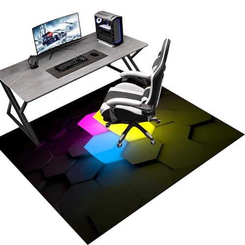 Tkuhknag Bürostuhl Matte für Bodenschutz Bürostuhl Unterlage Teppich Gaming Teppich Stuhlunterlage Bodenschutzmatte für Hartböden 100 x 140 cm schreibtischstuhl unterlage für Laminat Tkuhknag Bürostuhl Matte für Bodenschutz Bürostuhl Unterlage Teppich Gaming Teppich Stuhlunterlage Bodenschutzmatte für Hartböden 100 x 140 cm schreibtischstuhl unterlage für Laminat von Tkuhknag