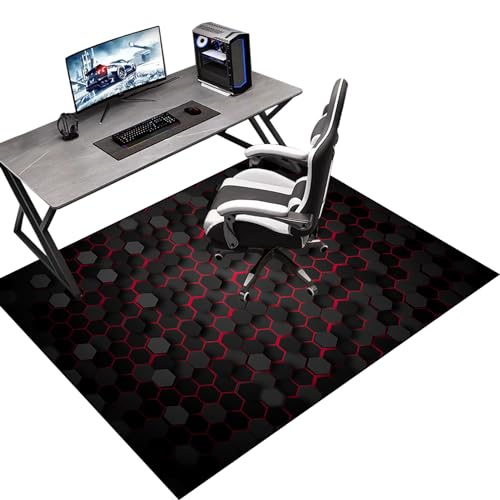 Tkuhknag Gaming Teppich Stuhlunterlage Bürostuhl Unterlage Bodenschutzmatte für Teppich Bürostuhl Matte schreibtischstuhl unterlage Bodenmatte unter Bürostuhl und Schreibtisch 60 x 100 cm Tkuhknag Gaming Teppich Stuhlunterlage Bürostuhl Unterlage Bodenschutzmatte für Teppich Bürostuhl Matte schreibtischstuhl unterlage Bodenmatte unter Bürostuhl und Schreibtisch 60 x 100 cm von Tkuhknag