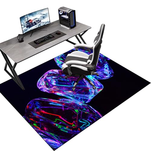 Tkuhknag Gaming Teppich Stuhlunterlage Bürostuhl Unterlage Bodenschutzmatte für Teppich Bürostuhl Matte schreibtischstuhl unterlage Bodenmatte unter Bürostuhl und Schreibtisch 90 x 120 cm Tkuhknag Gaming Teppich Stuhlunterlage Bürostuhl Unterlage Bodenschutzmatte für Teppich Bürostuhl Matte schreibtischstuhl unterlage Bodenmatte unter Bürostuhl und Schreibtisch 90 x 120 cm von Tkuhknag
