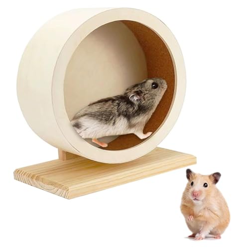 Tkxjry 15cm Leise Laufrad Hamster, Kleintierzubehör Laufrad, Hamster Holzlaufrad, Nagerlaufrad, Kommt mit 2 Anti Rutsch Pads, für Hamster, Rennmäuse, Chinchillas Tkxjry 15cm Leise Laufrad Hamster, Kleintierzubehör Laufrad, Hamster Holzlaufrad, Nagerlaufrad, Kommt mit 2 Anti Rutsch Pads, für Hamster, Rennmäuse, Chinchillas von Tkxjry