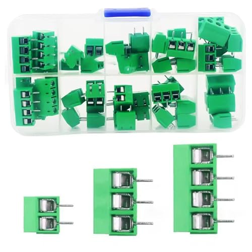 Tkxjry 50 Stück PCB Schraubklemmen,Mount Screw Terminal Block,Montage Schraubklemmenblock,Terminal Block Stecker,50 Pcs 5mm Mount Screw Terminal Block,2 Pin / 3 Pin/ 4 Pin Schraubklemme Steckverbinder Tkxjry 50 Stück PCB Schraubklemmen,Mount Screw Terminal Block,Montage Schraubklemmenblock,Terminal Block Stecker,50 Pcs 5mm Mount Screw Terminal Block,2 Pin / 3 Pin/ 4 Pin Schraubklemme Steckverbinder von Tkxjry