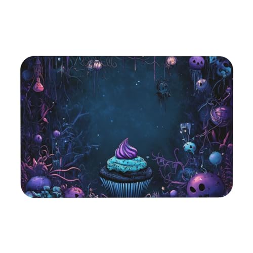 TlevadArt Fußabtreter Halloween, rutschfeste Und Waschbare Fußmatte, Kieselalgenschlamm Material, Für Badezimmer, Haustür, Eingangsbereich, Garten, 40x60cm TlevadArt Fußabtreter Halloween, rutschfeste Und Waschbare Fußmatte, Kieselalgenschlamm Material, Für Badezimmer, Haustür, Eingangsbereich, Garten, 40x60cm von TlevadArt