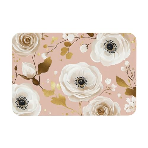 TlevadArt Fussmatte Blumen, rutschfeste, Waschbare Fußmatte, Schaffen Sie Eine Elegante Und Romantische Atmosphäre Mit Leichtem Luxus, Für Drinnen Und Draußen, 40x60cm TlevadArt Fussmatte Blumen, rutschfeste, Waschbare Fußmatte, Schaffen Sie Eine Elegante Und Romantische Atmosphäre Mit Leichtem Luxus, Für Drinnen Und Draußen, 40x60cm von TlevadArt
