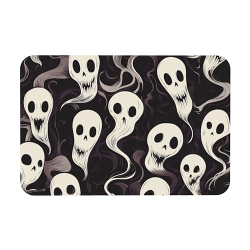 TlevadArt Fussmatte Halloween Geist, rutschfest Und Leicht Zu Reinigen, Kieselalgenschlamm Fußmatten, Für Zuhause, Küche, Badezimmer, Büro, Veranda Dekoration, 40x60cm TlevadArt Fussmatte Halloween Geist, rutschfest Und Leicht Zu Reinigen, Kieselalgenschlamm Fußmatten, Für Zuhause, Küche, Badezimmer, Büro, Veranda Dekoration, 40x60cm von TlevadArt