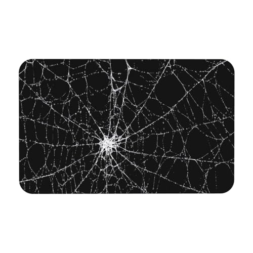 TlevadArt Fußmatte Halloween Spinnennetz, rutschfest Fußmatten, Kieselalgenschlamm Material, Leicht Zu Reinigen, Für Badezimmer, Veranda, Küche, Schlafzimmer Usw, 50x80cm TlevadArt Fußmatte Halloween Spinnennetz, rutschfest Fußmatten, Kieselalgenschlamm Material, Leicht Zu Reinigen, Für Badezimmer, Veranda, Küche, Schlafzimmer Usw, 50x80cm von TlevadArt