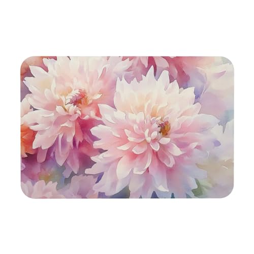TlevadArt Fussmatte Innen, Rosa Blume Kieselalgenschlamm Fußmatten, rutschfest Fußmatte, Leicht Zu Reinigen, Für Badezimmer, Haustür, Eingangsbereich, Garten, 40x60cm TlevadArt Fussmatte Innen, Rosa Blume Kieselalgenschlamm Fußmatten, rutschfest Fußmatte, Leicht Zu Reinigen, Für Badezimmer, Haustür, Eingangsbereich, Garten, 40x60cm von TlevadArt