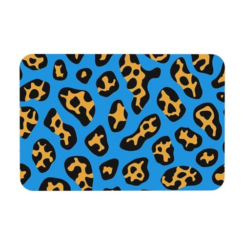 TlevadArt Fussmatte Personalisierter Leopardendruck, Fußmatte Waschbar, rutschfeste Gummi-Unterseite, Für Zuhause, Küche, Badezimmer, Büro, Veranda Dekoration, 40x60cm TlevadArt Fussmatte Personalisierter Leopardendruck, Fußmatte Waschbar, rutschfeste Gummi-Unterseite, Für Zuhause, Küche, Badezimmer, Büro, Veranda Dekoration, 40x60cm von TlevadArt
