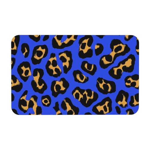 TlevadArt Fussmatte Personalisierter Leopardendruck, Fußmatte Waschbar, rutschfeste Gummi-Unterseite, Für Zuhause, Küche, Badezimmer, Büro, Veranda Dekoration, 50x80cm TlevadArt Fussmatte Personalisierter Leopardendruck, Fußmatte Waschbar, rutschfeste Gummi-Unterseite, Für Zuhause, Küche, Badezimmer, Büro, Veranda Dekoration, 50x80cm von TlevadArt