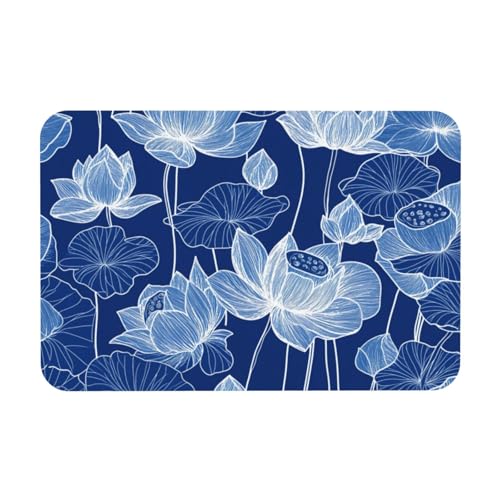 TlevadArt Fußmatten Innen, Lotusblatt Fußmatte, rutschfeste Und Waschbare Fussmatte, Kieselalgenschlamm Material, Für Badezimmer, Veranda, Küche, Schlafzimmer Usw, 40x60cm TlevadArt Fußmatten Innen, Lotusblatt Fußmatte, rutschfeste Und Waschbare Fussmatte, Kieselalgenschlamm Material, Für Badezimmer, Veranda, Küche, Schlafzimmer Usw, 40x60cm von TlevadArt