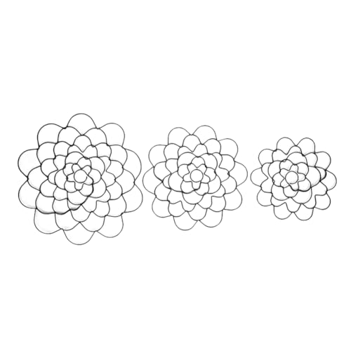 Tlilyy Blumen-Arrangierwerkzeug aus Draht - Blumenfrosch, wiederverwendbar, biegbares Blumengitter, einfache Installation, einfach zu bedienen, schwarz, 3 Stück von Tlilyy