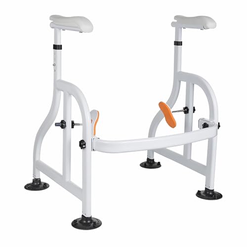 Tlongxia Stehhilfe für Senioren, Sechsstufig Höhenverstellbar Stuhl Lift Assist Geräte für Senioren (4-Gang Verstellbare Toilettenarmlehne) von Tlongxia