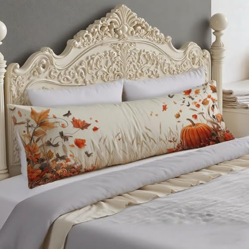 Herbst Seitenschläferkissen Bezug Seitenschläferkissen 145x40 cm Gebranntes Orange Kissenbezug 40x145 cm Body Pillow Samt kopfkissen mit Unsichtbarem Reißverschluss pillowpregnancy pillow, O-70 4 Herbst Seitenschläferkissen Bezug Seitenschläferkissen 145x40 cm Gebranntes Orange Kissenbezug 40x145 cm Body Pillow Samt kopfkissen mit Unsichtbarem Reißverschluss pillowpregnancy pillow, O-70 4 von Tloome