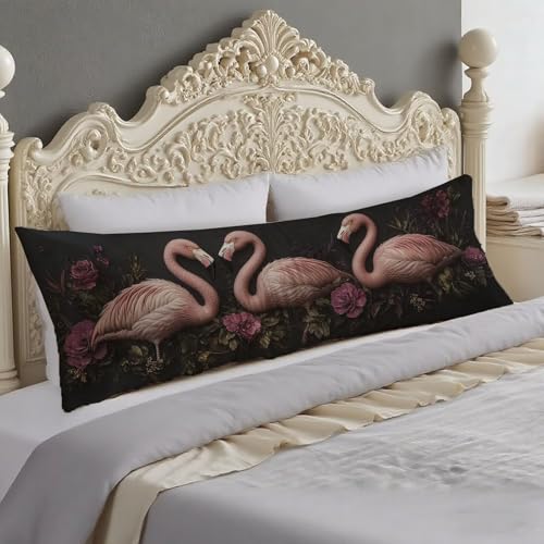 Seitenschläferkissen Bezug 40 x 140 Seitenschläferkissen Rosa Kissenbezug 40x140 cm Schwarz Muster Body Pillow Doppelseitig Druck, Kissenbezüge mit Unsichtbarer Reißverschluss, Deko Schlafzimmer O-721 Seitenschläferkissen Bezug 40 x 140 Seitenschläferkissen Rosa Kissenbezug 40x140 cm Schwarz Muster Body Pillow Doppelseitig Druck, Kissenbezüge mit Unsichtbarer Reißverschluss, Deko Schlafzimmer O-721 von Tloome