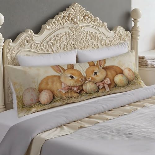 Seitenschläferkissen Bezug 40 x 145 Seitenschläferkissen Orange Kissenbezug 40x145 cm Body Pillow Kaninchen Doppelseitig Druck, Kissenbezüge mit Unsichtbarer Reißverschluss, Deko Schlafzimmer O-729 Seitenschläferkissen Bezug 40 x 145 Seitenschläferkissen Orange Kissenbezug 40x145 cm Body Pillow Kaninchen Doppelseitig Druck, Kissenbezüge mit Unsichtbarer Reißverschluss, Deko Schlafzimmer O-729 von Tloome
