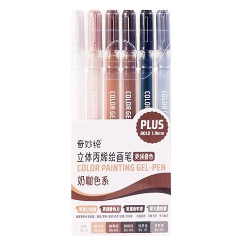 6/12/54 Farbgel Stift Acryl Stift Acrylfarbe Farbmarkierungen Bastelmittel Für Keramikglaszeichnung 6/12/54 Farbgel Stift Acryl Stift Acrylfarbe Farbmarkierungen Bastelmittel Für Keramikglaszeichnung von Tmboryuu