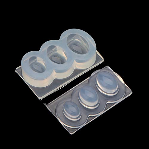 6-Cavity Oval Silikonform Runde Ovale Quadratische Formen Zur Herstellung Von Handgefertigten Schokoladenseife Kerzenhandwerkskunst von Tmboryuu