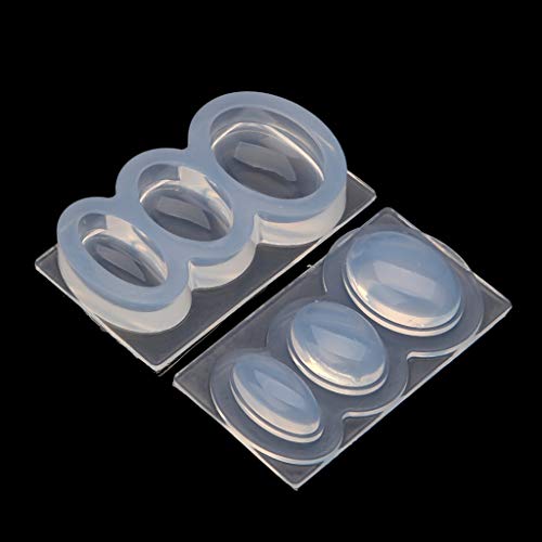 6-Cavity Oval Silikonform Runde Ovale Quadratische Formen Zur Herstellung Von Handgefertigten Schokoladenseife Kerzenhandwerkskunst von Tmboryuu