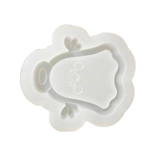 Animal Silikonform Harz Shaker Charm Form Süßes Kaninchen Schlüsselbund Pendelly Schmuck Herstellung Werkzeuge Handwerk Wiederverwendbare Silikonform von Tmboryuu