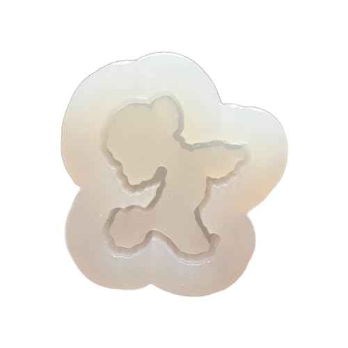 Animal Silikonform Harz Shaker Charm Form Süßes Kaninchen Schlüsselbund Pendelly Schmuck Herstellung Werkzeuge Handwerk Wiederverwendbare Silikonform von Tmboryuu