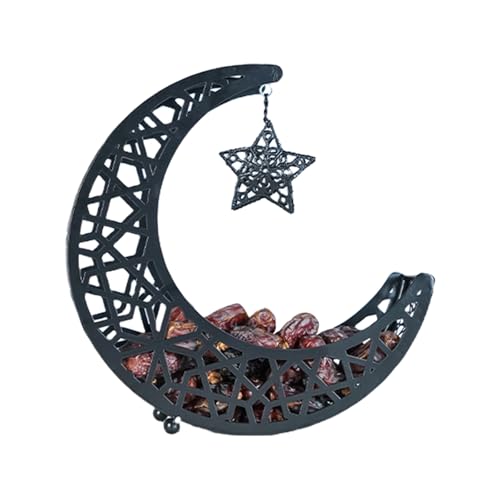 Eisenhöhle Mondform Tablett Für Eid Feier Dessert Und Gebäck Die Teller Servieren Snacks Lagerbehälter Servieren Eisenhöhle Mondform Tablett Für Eid Feier Dessert Und Gebäck Die Teller Servieren Snacks Lagerbehälter Servieren von Tmboryuu