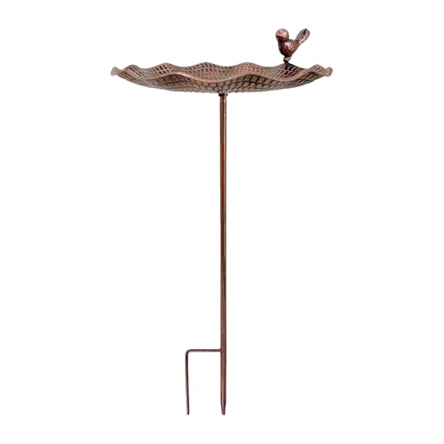 Eleganter Gartenbirdfutter Freien Mit Rostbeständigem Eisendesign Winterfestes Wasserstation Für Wildvögel Vintage Vogelfutter Für Terrassen Geeignet von Tmboryuu