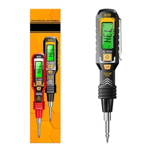 Elektriker Tool NCV Sonden Tester Stift Digital Messspannungsspannungen Detektoren Backlit Screen Spannungen Testmesser Professionelle Kabelbrennungsdetektoren Elektriker Tool NCV Sonden Tester Stift Digital Messspannungsspannungen Detektoren Backlit Screen Spannungen Testmesser Professionelle Kabelbrennungsdetektoren von Tmboryuu