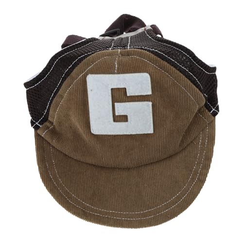 Haustierhund Baseballkappen Sport Hat Outdoor Sonne UV Schutz Die Gesamten Saisonkappe Für Kleine Mittelgroße Hunde Welpe Baseballkappen Für Kleine Mittelgroße Hunde Golden Retrievers Yorkies Sun Rand von Tmboryuu