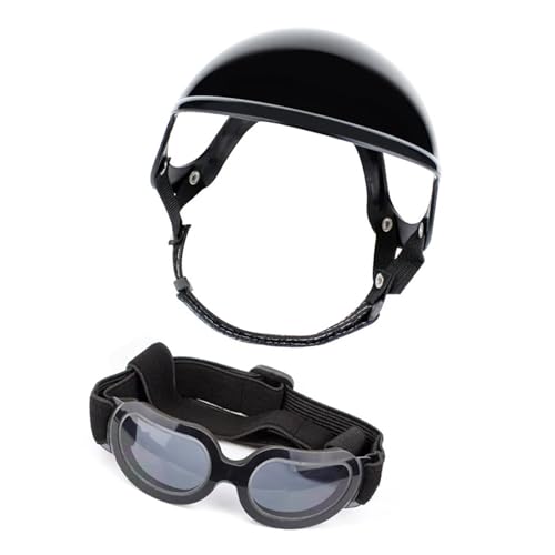 Tmboryuu Hundebrillen Hundehut Welpe Helme Motorradschatten Sicherheitshelme Verstellbares Haustier Verstellbare Brille Abs M. Tmboryuu Hundebrillen Hundehut Welpe Helme Motorradschatten Sicherheitshelme Verstellbares Haustier Verstellbare Brille Abs M. von Tmboryuu