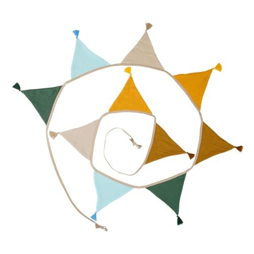 Kindergärten Stoff Girlanden 2 6 M Fransen Flaggen Bunting Für Kinder Zimmerdekoration Wand Dekoration Haning Bunting von Tmboryuu