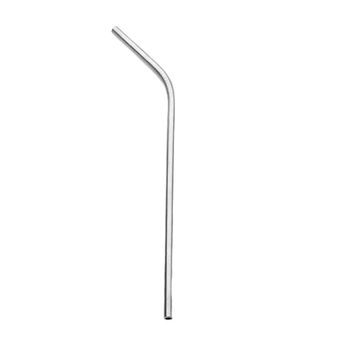 Metallstroh Mit Einem Durchmesser Von 6 Mm Durchmesser Ausgestattet Oder Gebogene Tipps Design Edelstahl Für Säfte Kaffee Küche Trinkwerkzeug Wiederverwendbar Für Kalte Getränke von Tmboryuu