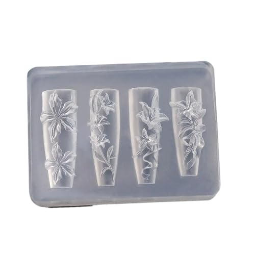 Mode Robuste Silikonform Set Für Bowknot Designs Tragbares Accessoire Nägel Art Ohrringe Und Halskettenhandwerkswerkzeug Nägel von Tmboryuu