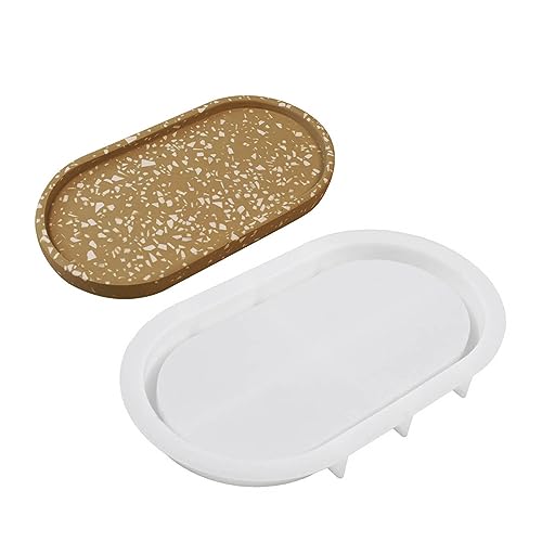 Ovale Schale Tablett Silikonform Fruchtplatte Gossenform Handgefertigtes Kristall Epoxidharz Tasse Matte Ovale Schale Tablett Silikonform Fruchtplatte Gossenform Handgefertigtes Kristall Epoxidharz Tasse Matte von Tmboryuu