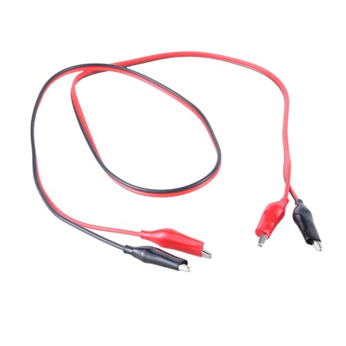 Power Plug To Alligatoren Clip Kabel Doppel Alligatoren Clips Power Test 2 Stecker Bis 2 Clips Länge 100 Cm Elektrische Clip von Tmboryuu