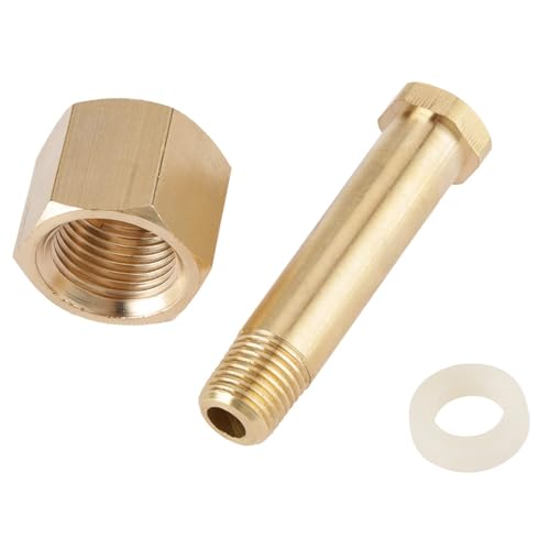Professionelle CGA 320 NPT1/4 Gaszylinderadapter Mit Dichtungen Für Regler Installation Gasbehälter Ventile Accessoire Kohlendioxidregler Waschanlage Adapter von Tmboryuu