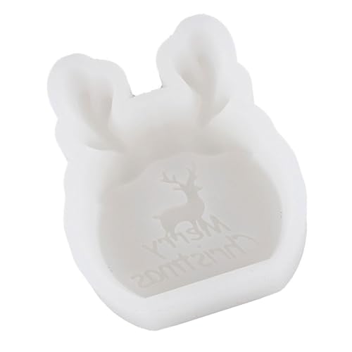 Rentierform Silikonkerzenform Für Handgefertigte Kerzenseife Epoxidharzprojekt Weihnachtsgeschenk Home Decoration Food Grade Silikonform von Tmboryuu