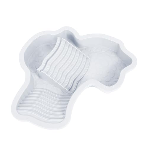 Tmboryuu Reptilien Wasserbehälter Wasserschale Mit Stufen Zugang Zu Easy Cleaning Turtles Badestation 35x28.50 cm Schildkröten Badepool Mit Abnehmbarer Leiter von Tmboryuu