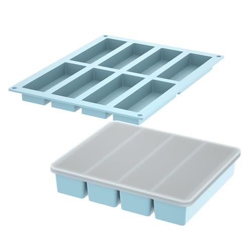 Silikon Eiswürfel Tablett Multifunktionelle Silikonform Rechteckige Form Eiswürfel Maker Eiswürfel Tablett Eiswürfel Formen von Tmboryuu