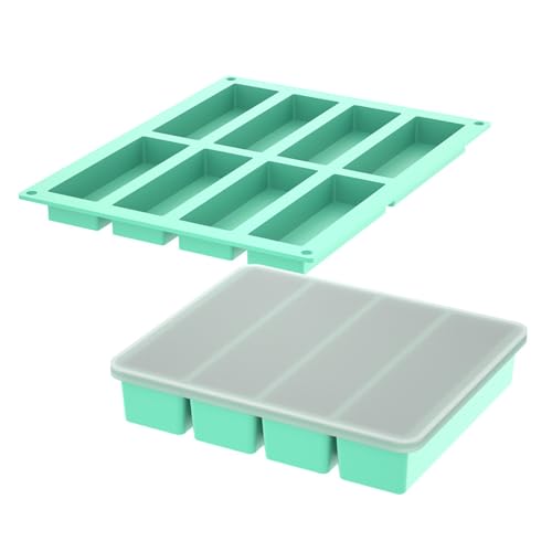 Silikon Eiswürfel Tablett Multifunktionelle Silikonform Rechteckige Form Eiswürfel Maker Eiswürfel Tablett Eiswürfel Formen von Tmboryuu