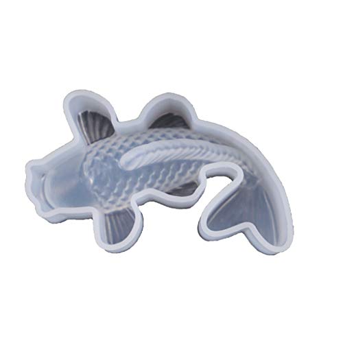 Silikonform Fischform Epoxidharz Zement Gipsform Schimmel Für Schlüsselbund Anhängerdekoration Projekte Spiel Spielzeugform Spielzeugform von Tmboryuu