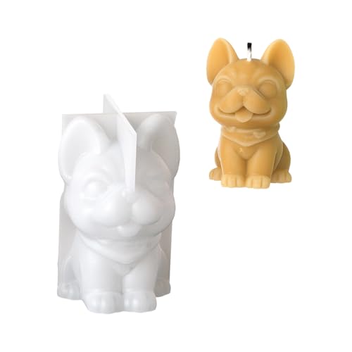 Silikonform Handwerk Kerzenform Hundeform Bastelform Silikon Handgemachte Lieferungen Für Handherstellung Kerze Kleines Hundform Epoxidharz von Tmboryuu